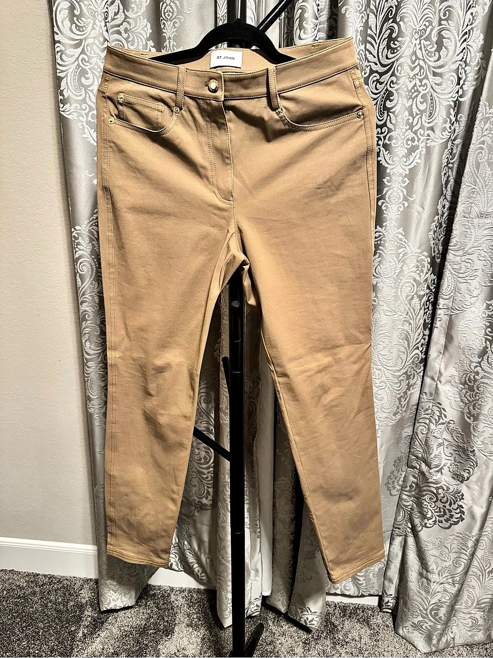 St. John Skinny Pants in Brown Like New
